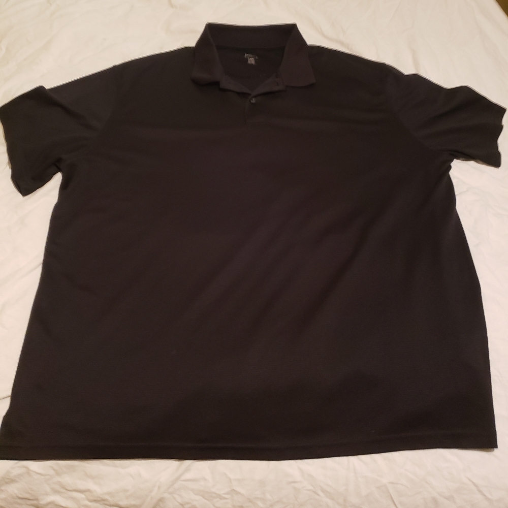 Black Reebok golf polo shirt